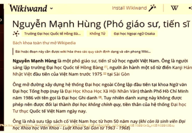 The FOUNDER of the HOLYLAND VIETNAM STUDIES website – Associate Professor, Doctor of Phylosophy in History HUNG NGUYEN MANH The FOUNDER of the HOLYLAND VIETNAM STUDIES website – Associate Professor, Doctor of Phylosophy in History HUNG NGUYEN MANH
